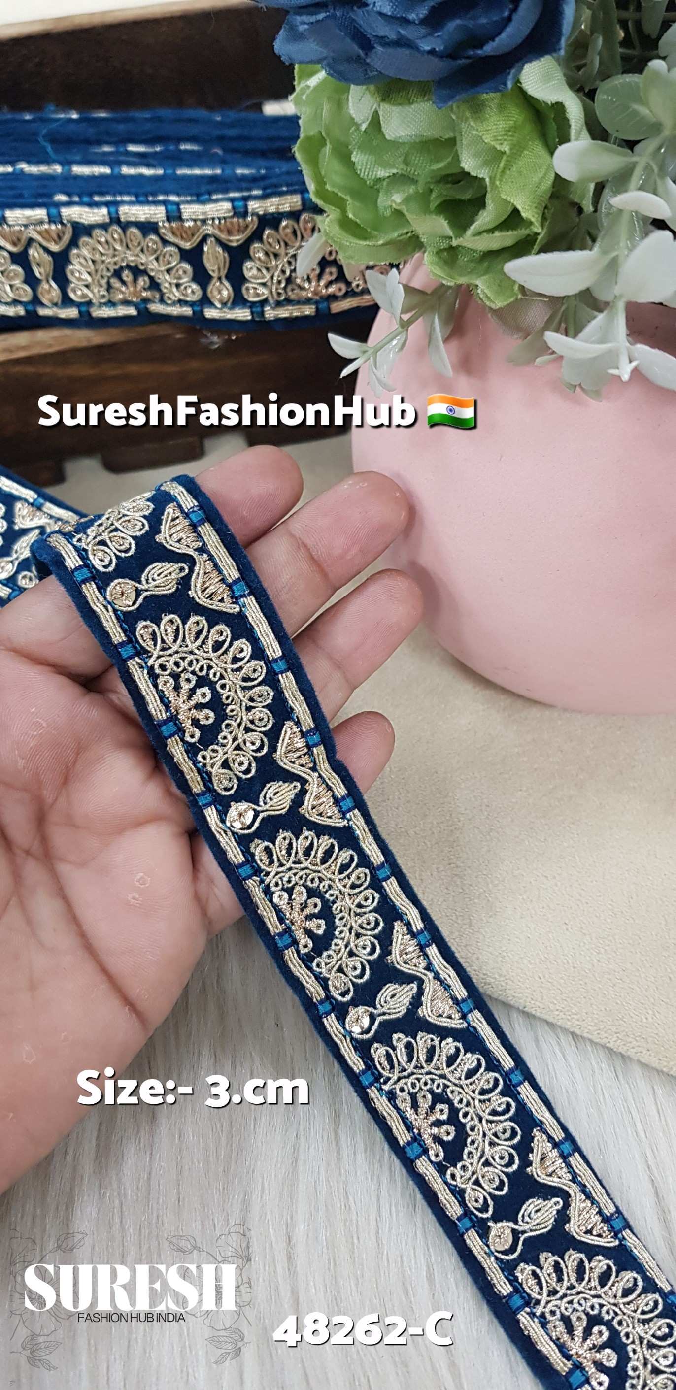 Embroidery Velvet Lace