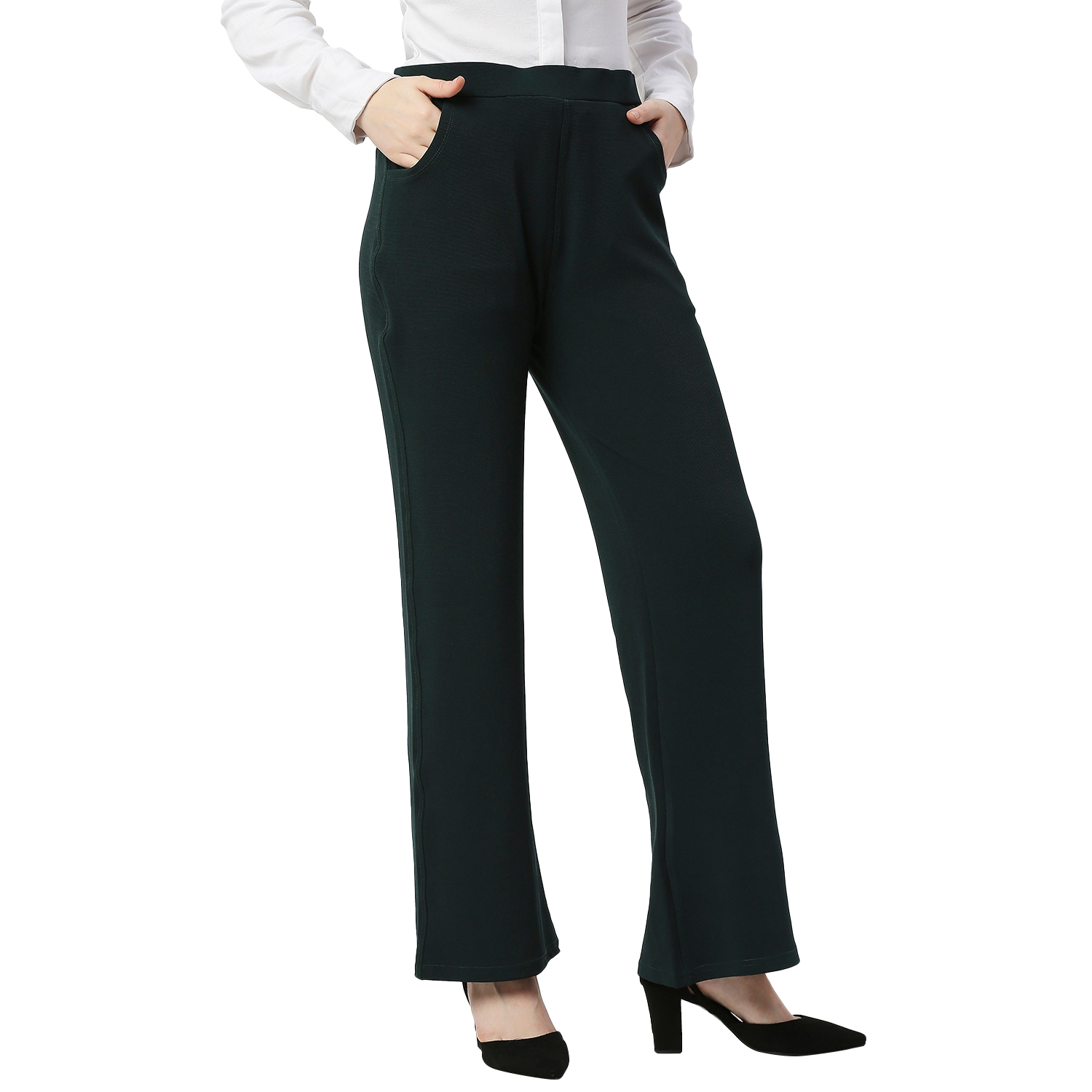 Mansion Clothing - Bell Bottom Formal Pant - Black Buy Online -  https://shorturl.at/bsL68 Pro Code - LP 8808 Price - Rs 2690/= (Plus size  Rs.2890/=) Sizes - 30''-40'' Height - 38'' Color -