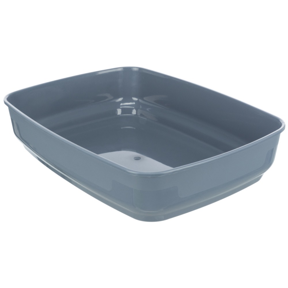 Trixie Delio Cat Litter Tray with Rim Printed (38x20x50cm, Grey/White)