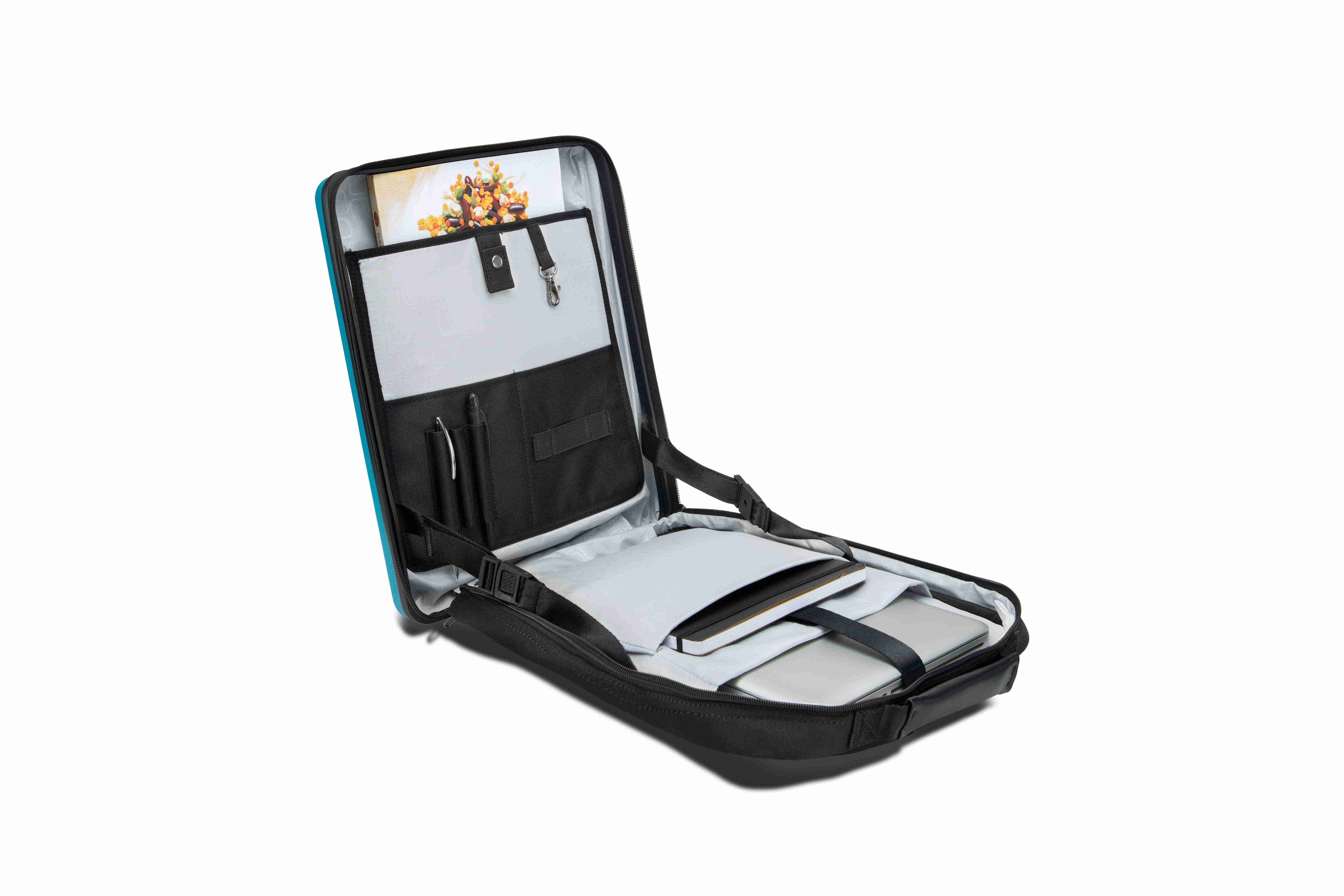 Hard Shell Office Backpack / Laptop Bag | Teal