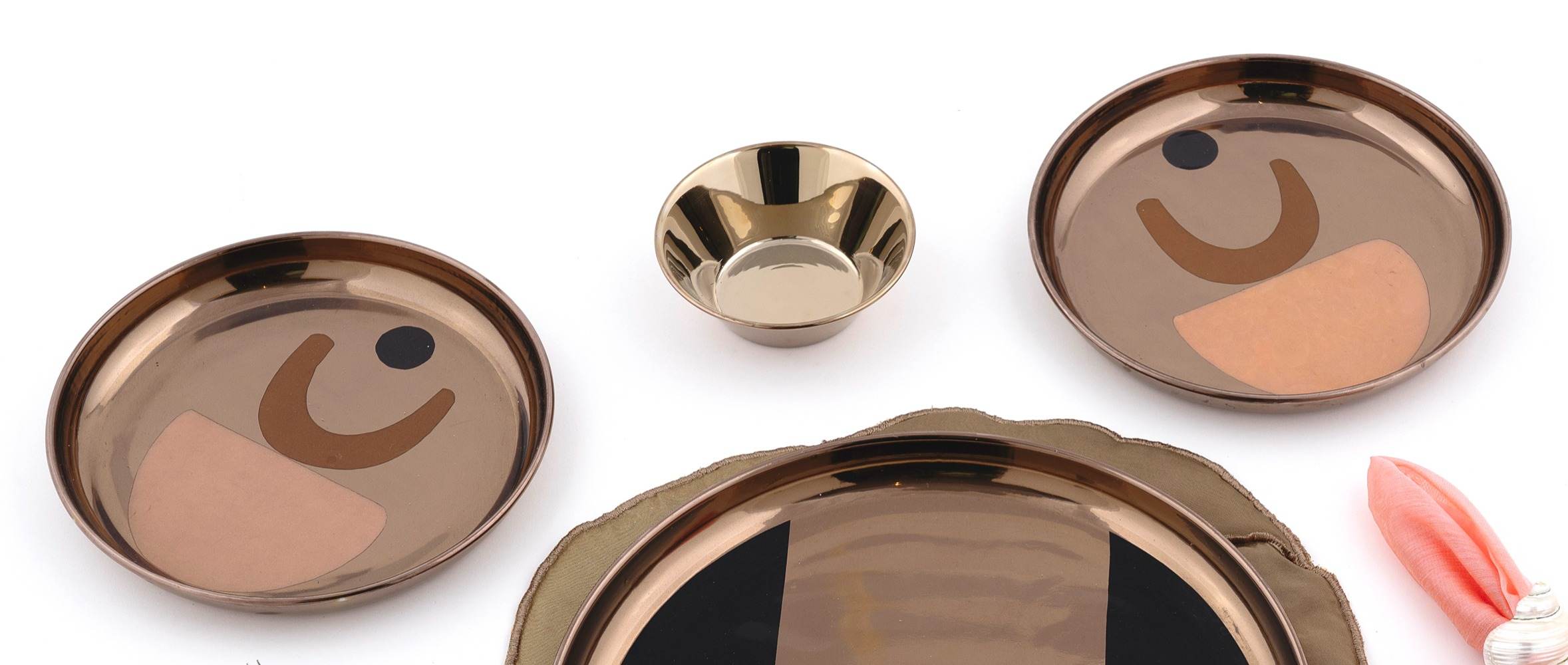 Insignia Rose Gold small plates