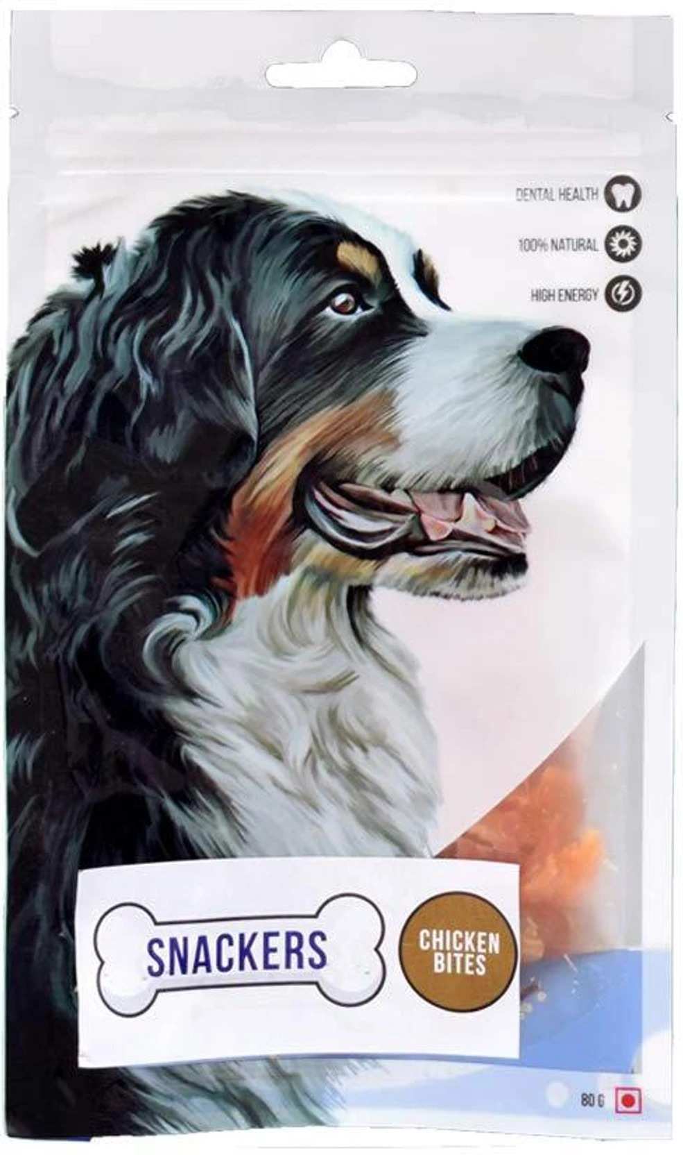 Snackers Chicken Bites Chicken Dog Treat 80g