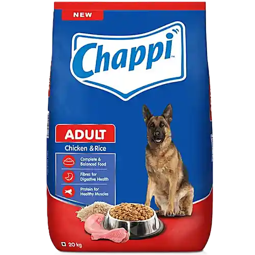 Chappi Dry Dog Food Chicken & Rice For Adult 1+ Years, 20 kg