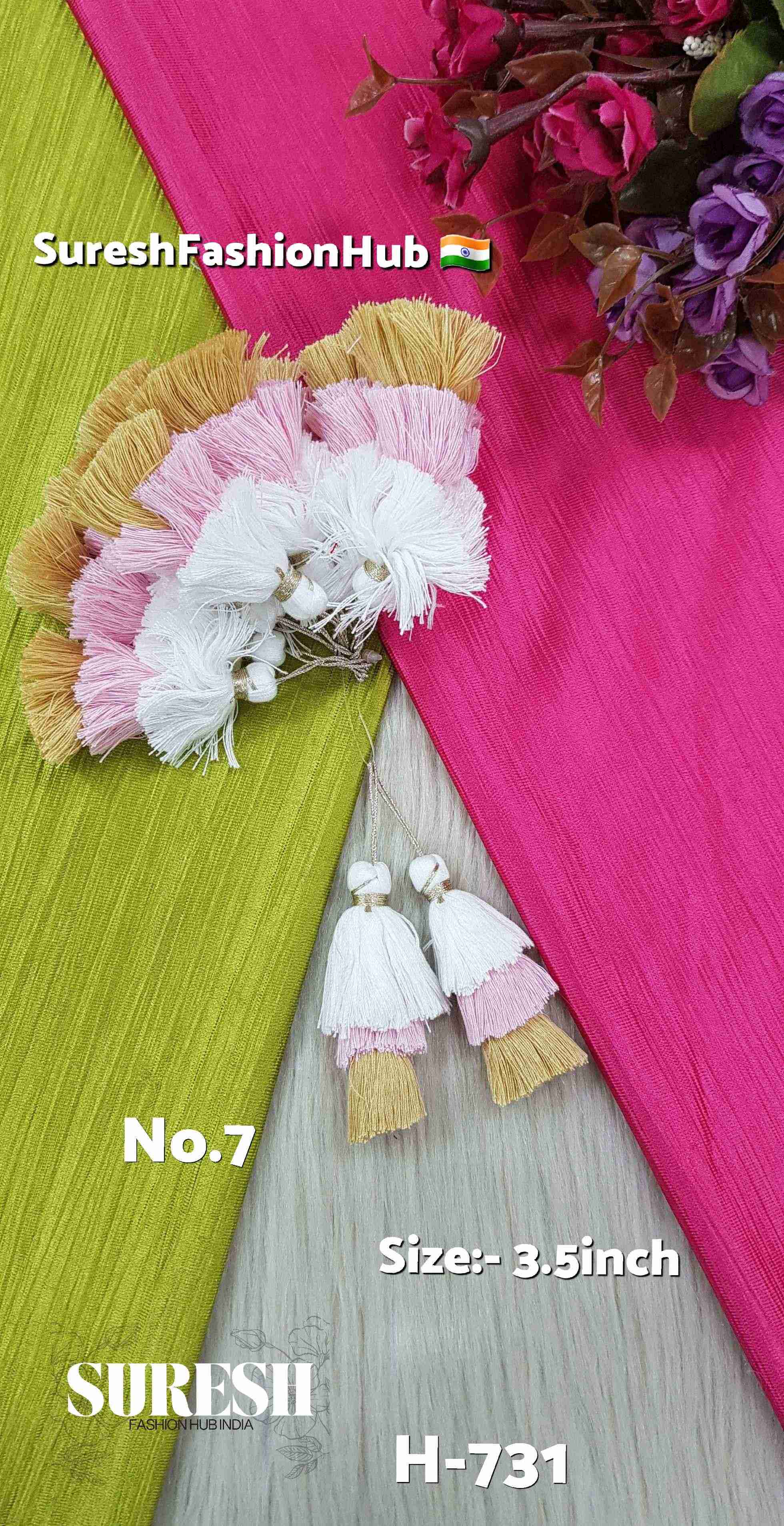 Peach Glow Pearl Tassel – Color No 7 : H-731