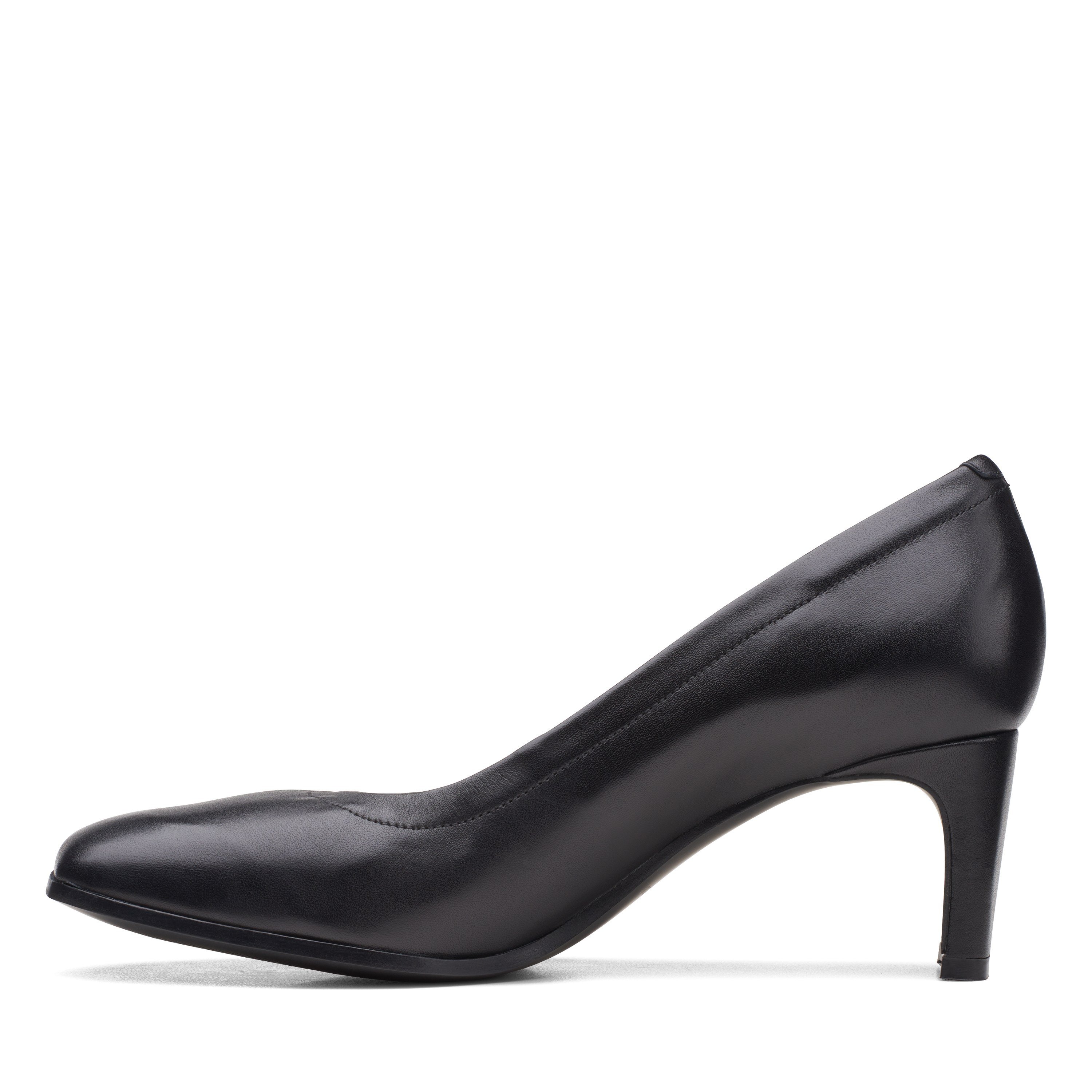 Women's Black Leather Stilettos