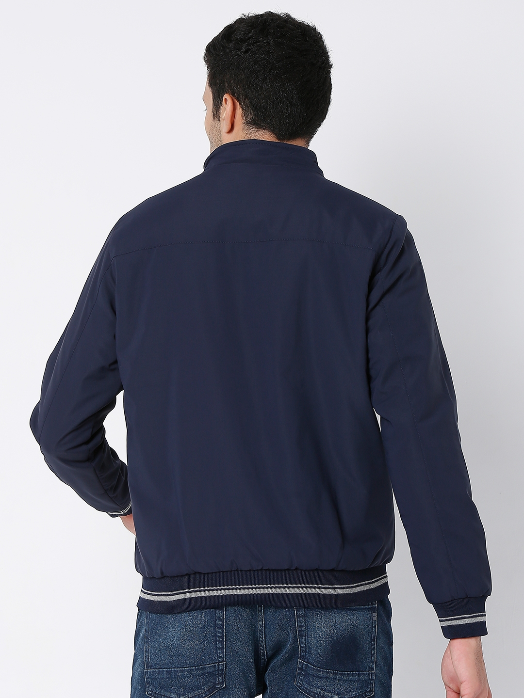 spykar | Spykar Denim Polyester Full Sleeve Casual Jacket For Men 3