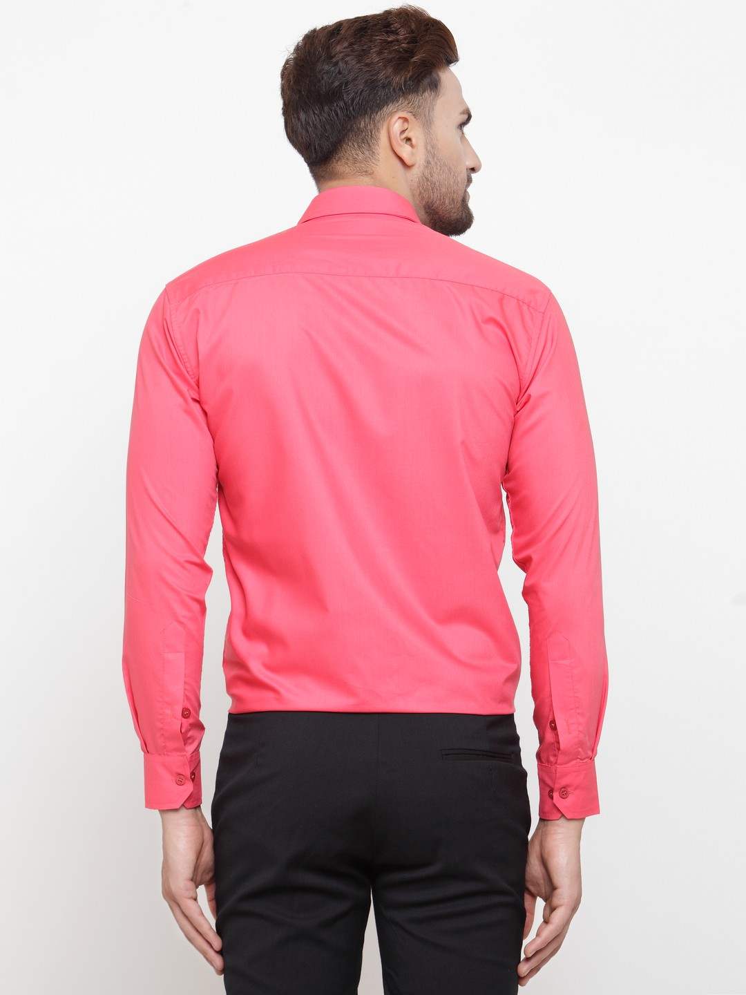 Jainish Men's Cotton Solid Formal Shirt's