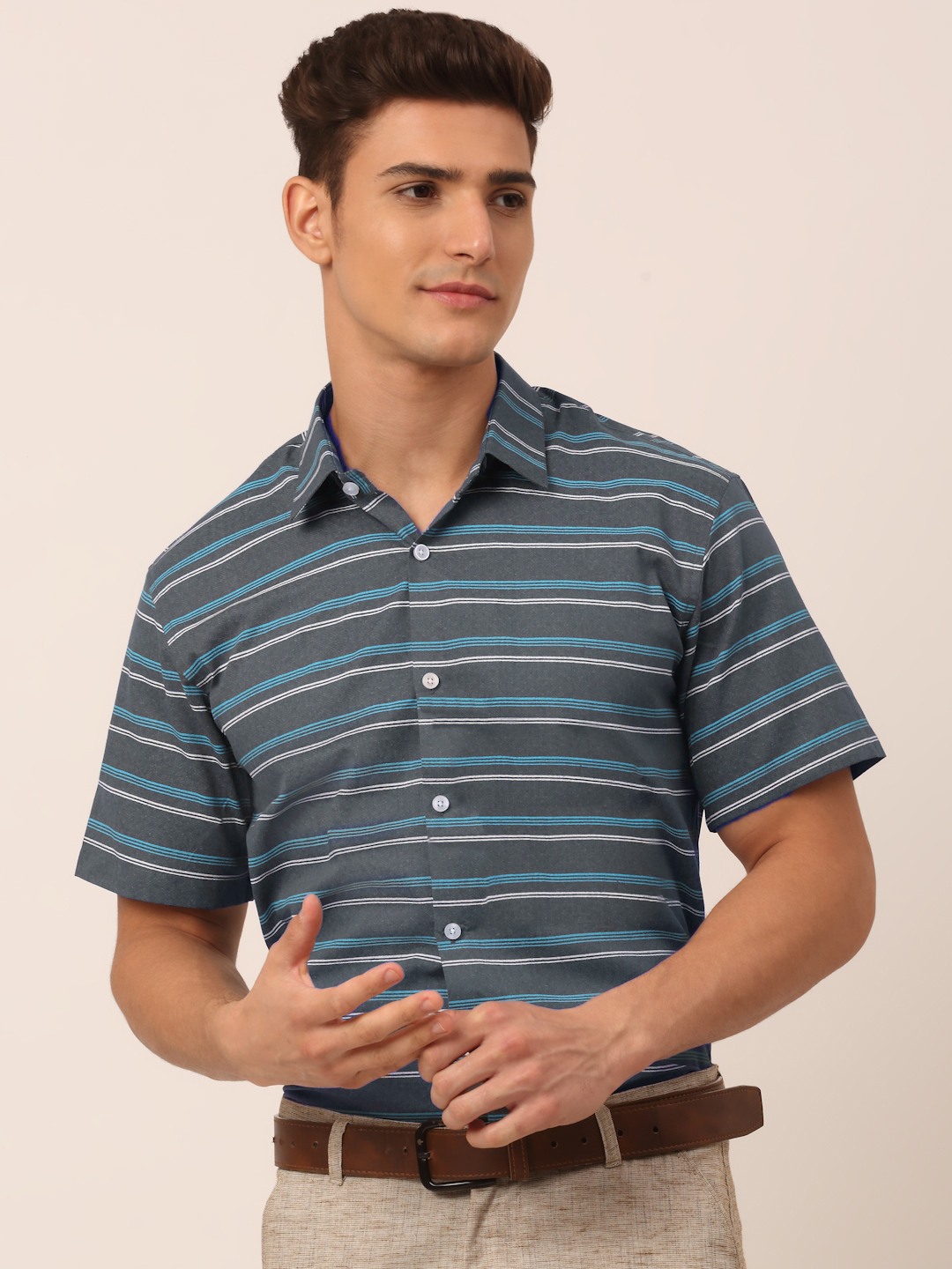 Half formal shirts top