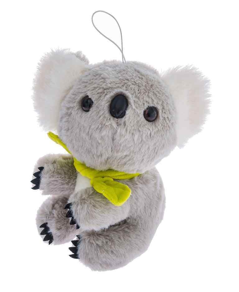 Jasco Koala With Muffler, 22Cm Animals & Birds for Kids Age 3Y+ - 22 Cm (Grey)