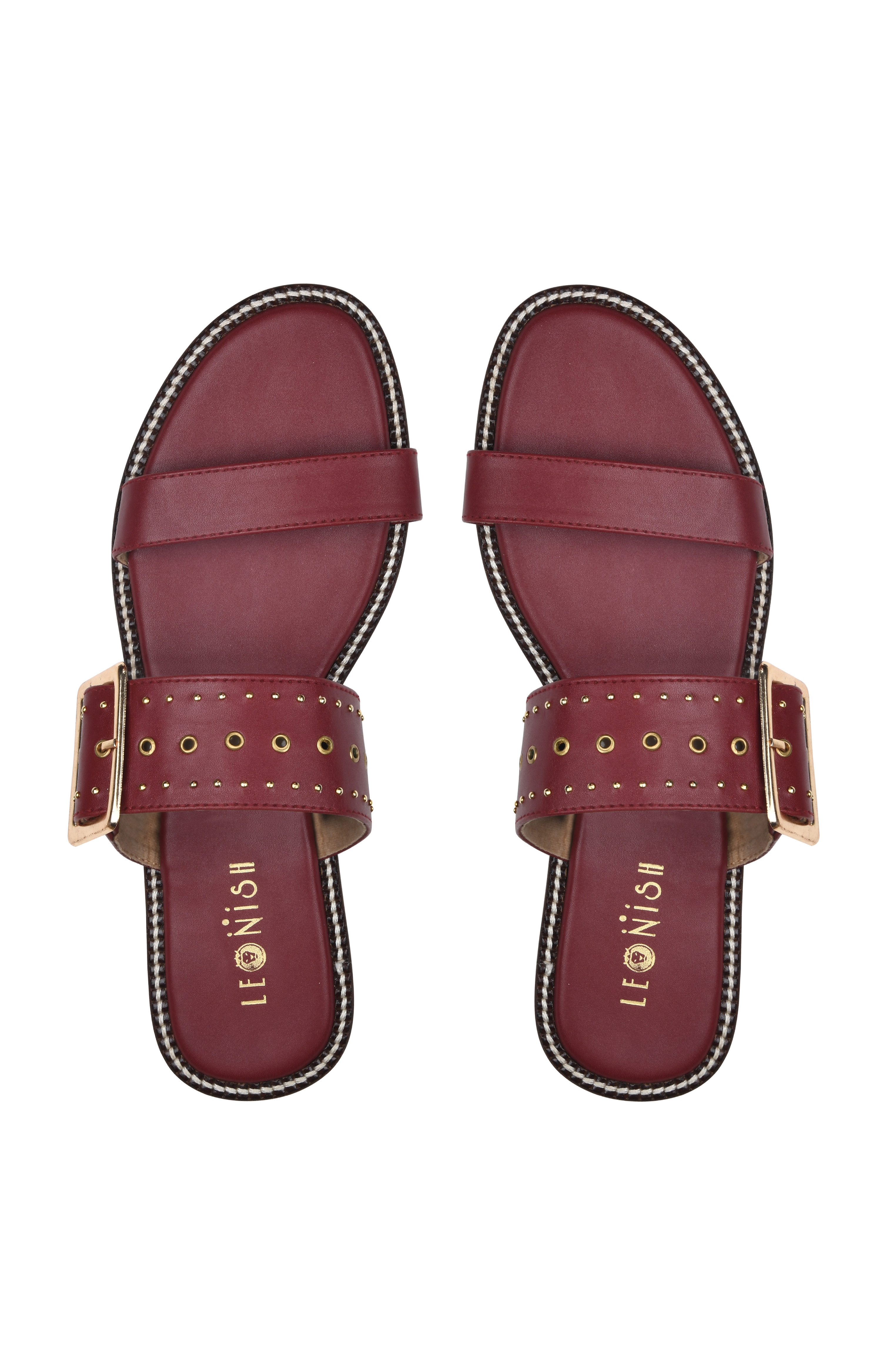 Buckle and Glide - Maroon