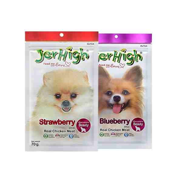 JerHigh Blueberry and Strawberry Dog Treats Combo