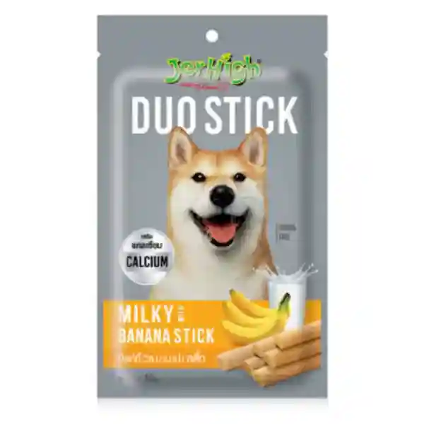 JerHigh Duo Stick Milky Banana Stick Dog Treats 50g
