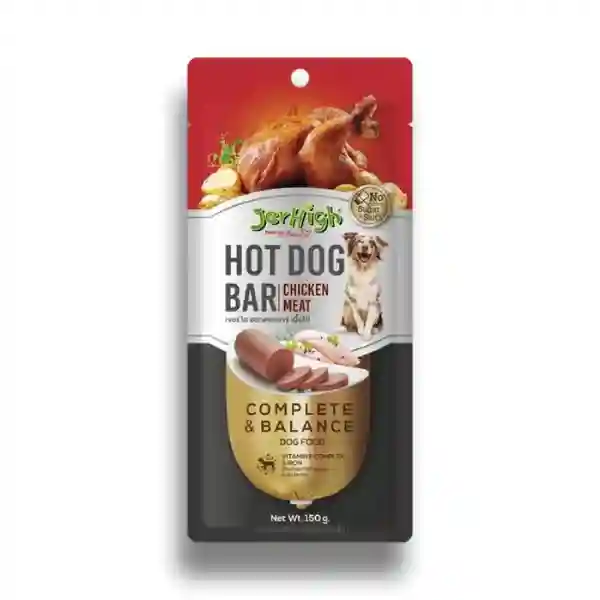 JerHigh Chicken Hot Dog Bar Dog Treats - 150 g - Pack of 1