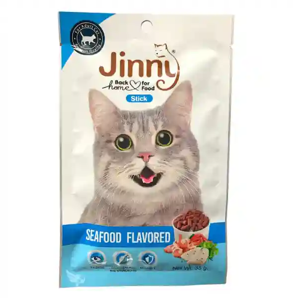 JerHigh Jinny Sea Food Flavour Cat Treats - 35 g - Pack of 1