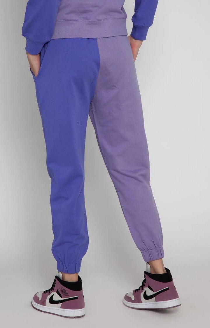 Lilac Very Peri Split Joggers