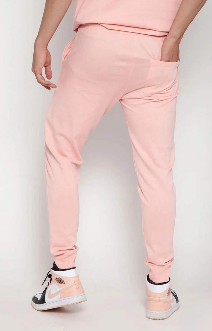 Salmon Athleisure Embossed Jogger