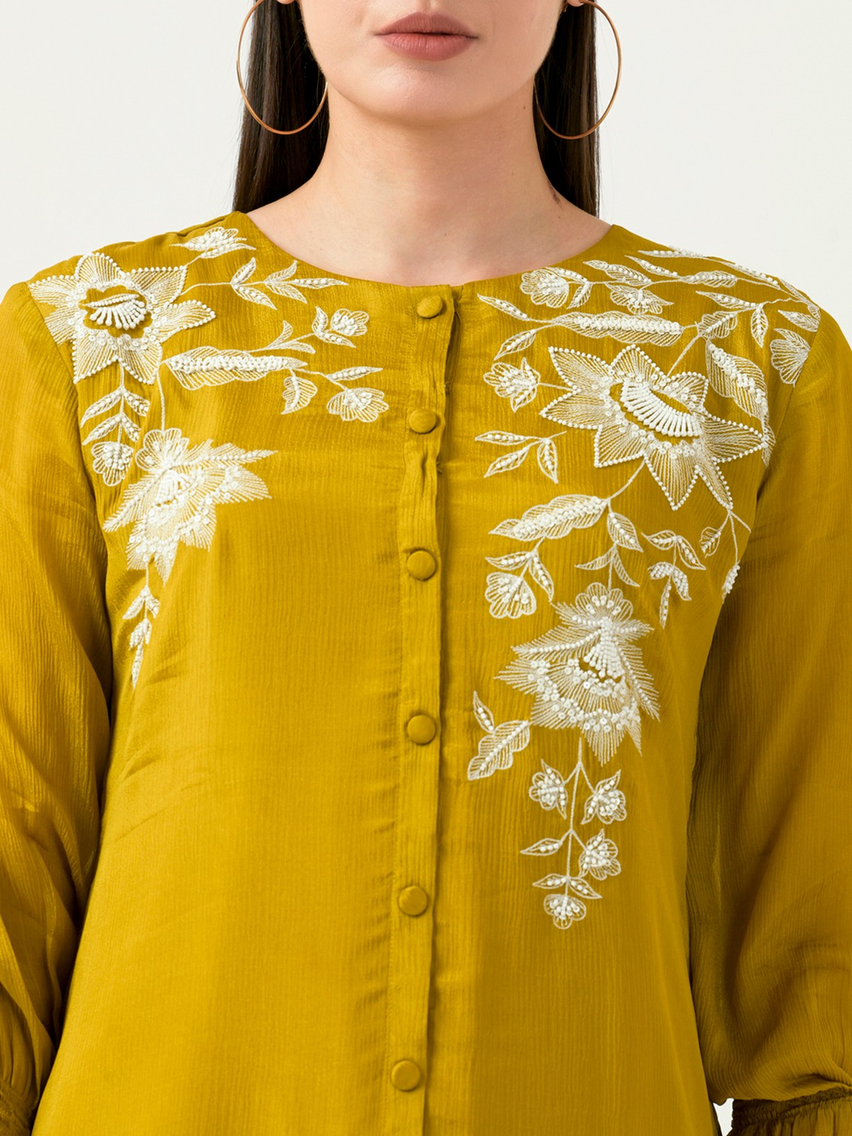 Albion Women Smart Premium Yellow Co-ord