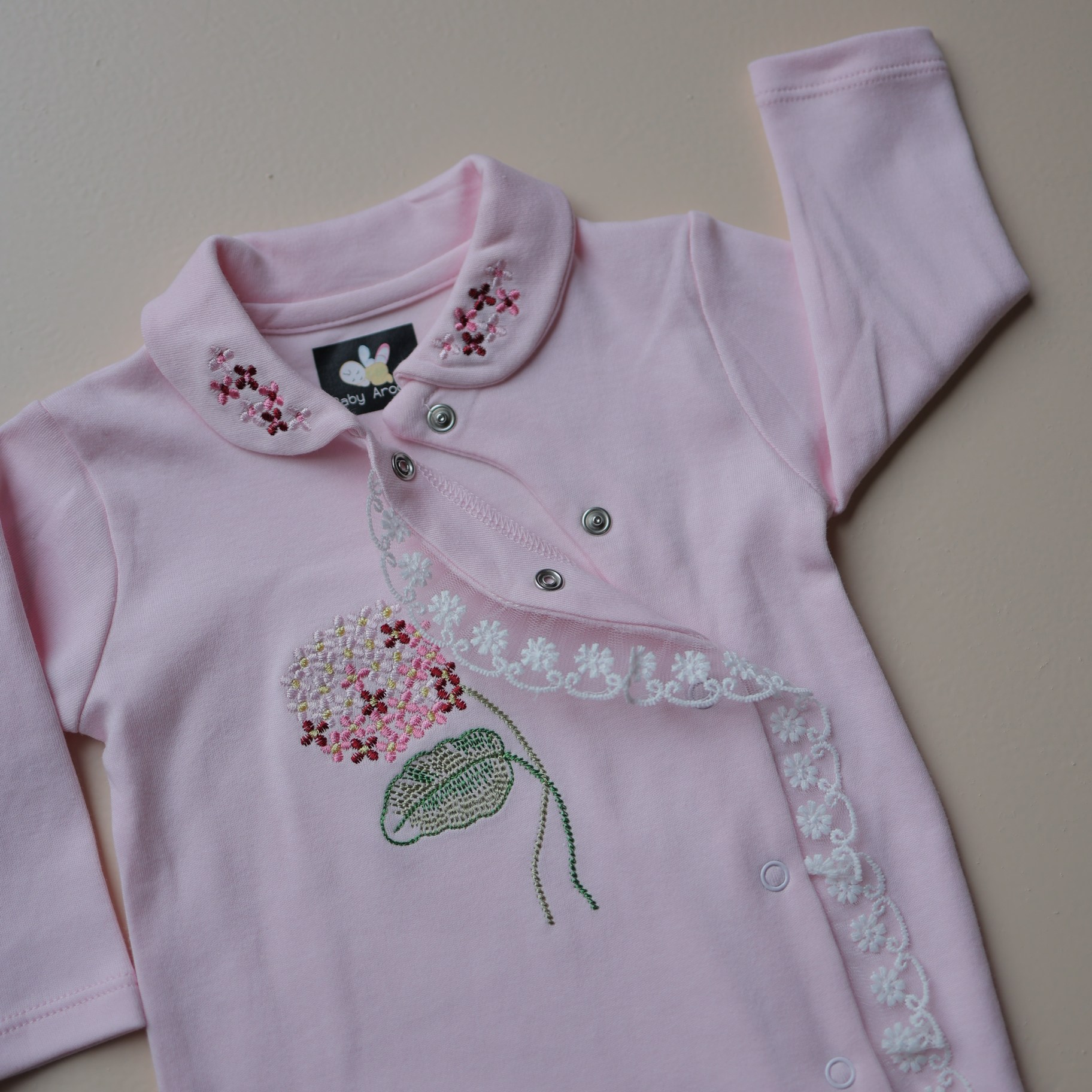Blush Garden Baby Romper