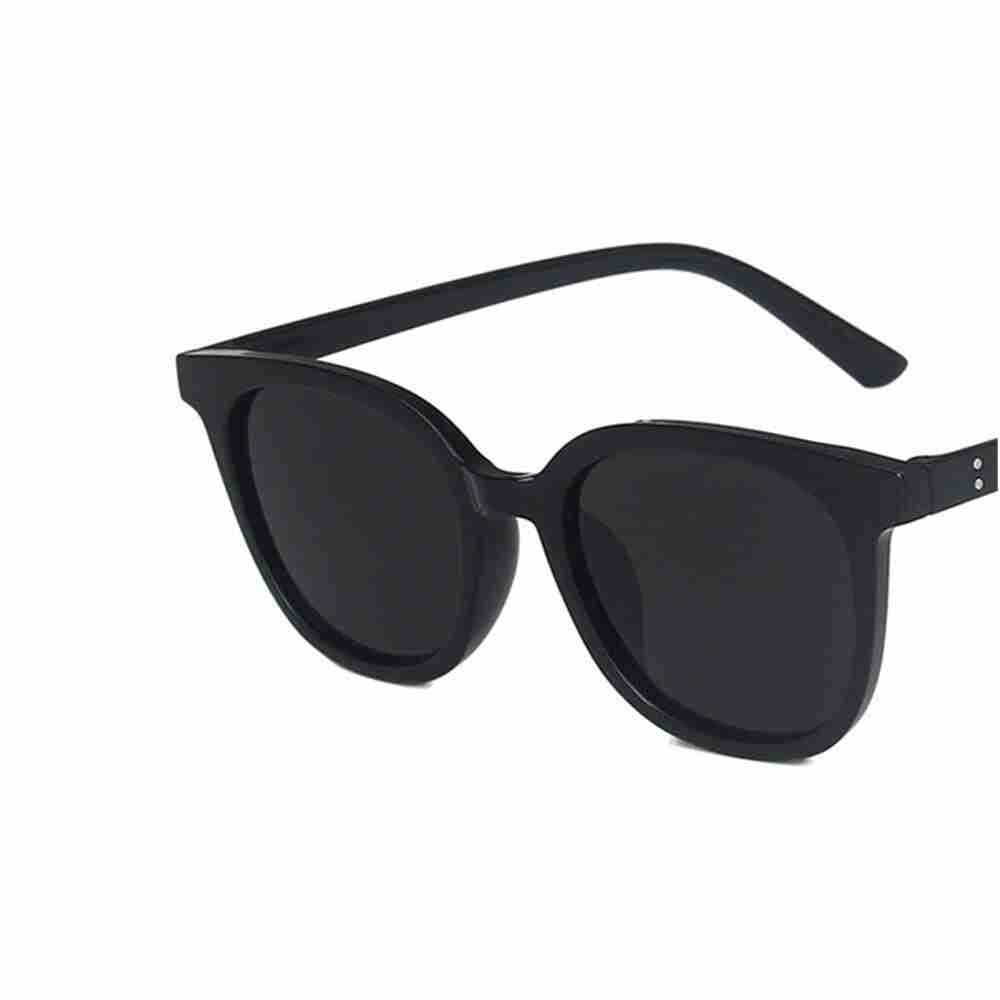 AUGEN By Visions India Retro Vintage Square Abstract Unisex Sunglasses UV400 Protected Large Size (Black, 135)