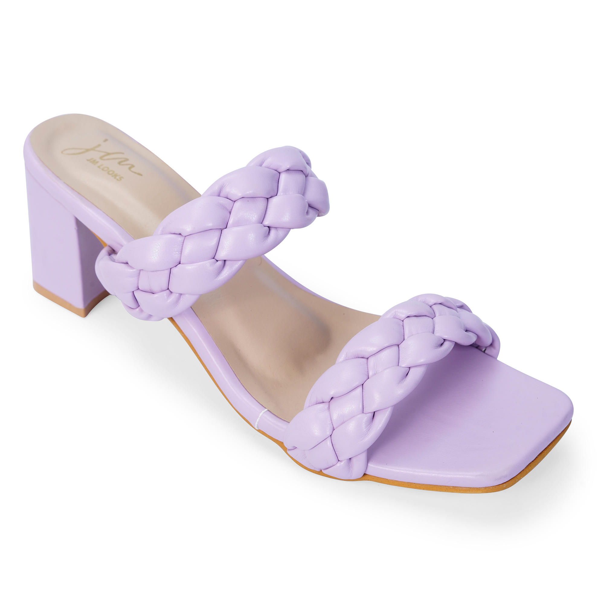 Lavender best sale block heels