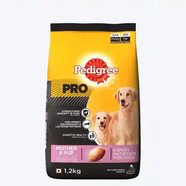 Pedigree Starter Pro Nutri Defense With Milk Pregnant/ Lactating Large Breed Mothers &amp; Pups (3-12 Weeks) Dry Dog Food