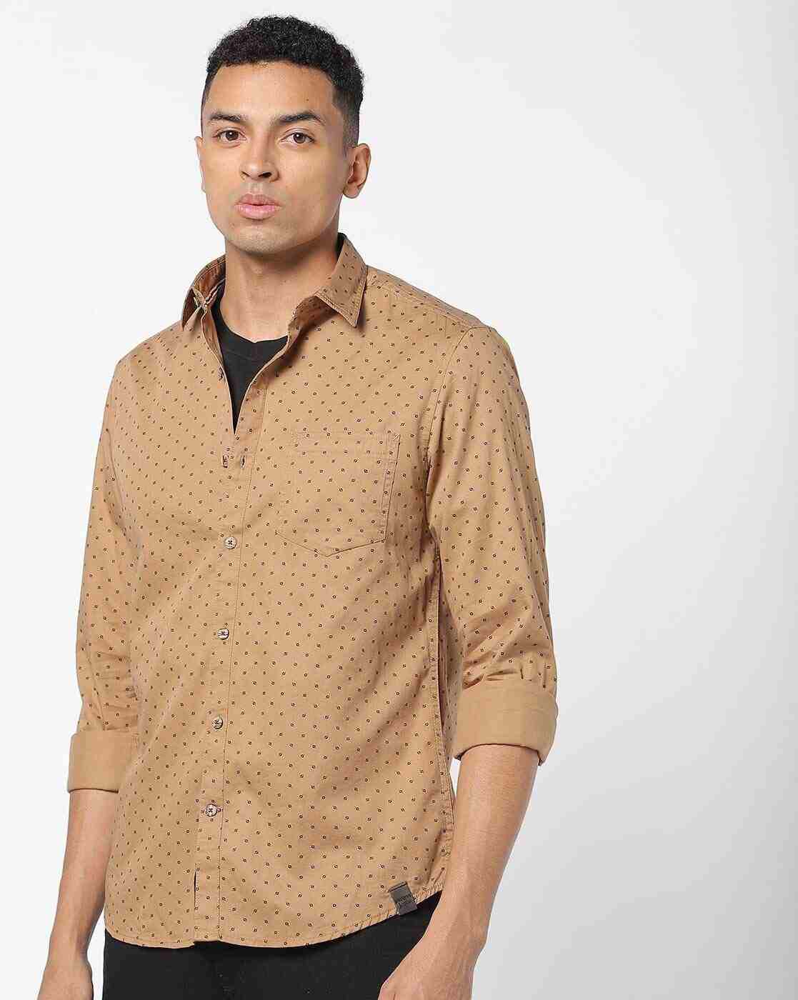 JOHN PLAYERS JEANS | Micro Print Extra Slim Fit Shirt|0