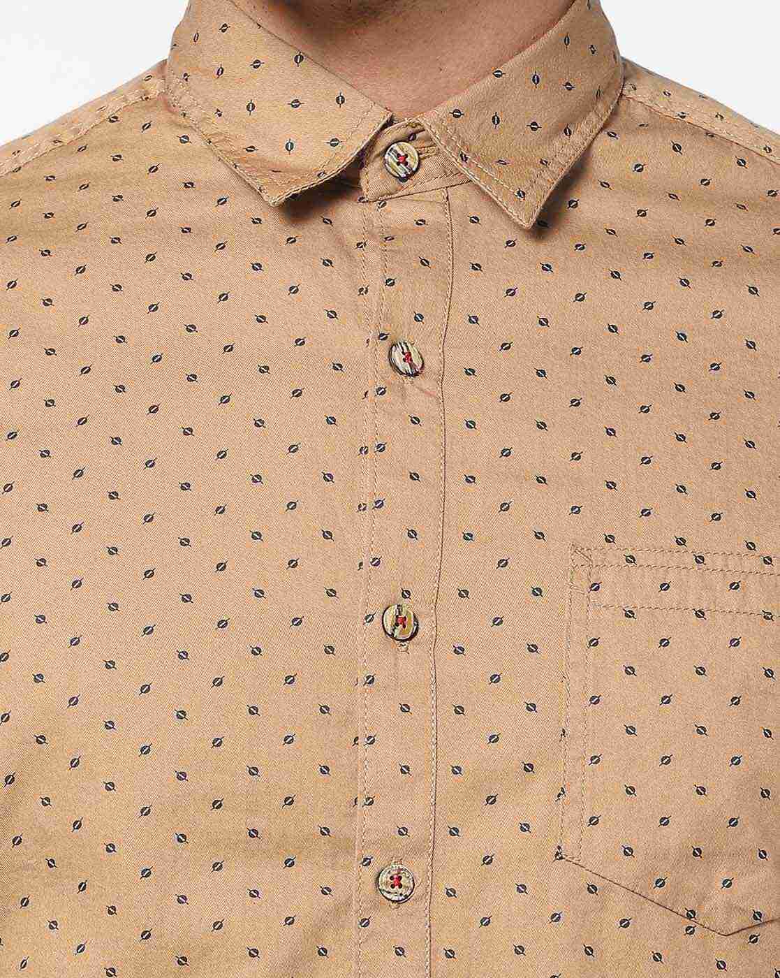 JOHN PLAYERS JEANS | Micro Print Extra Slim Fit Shirt|4