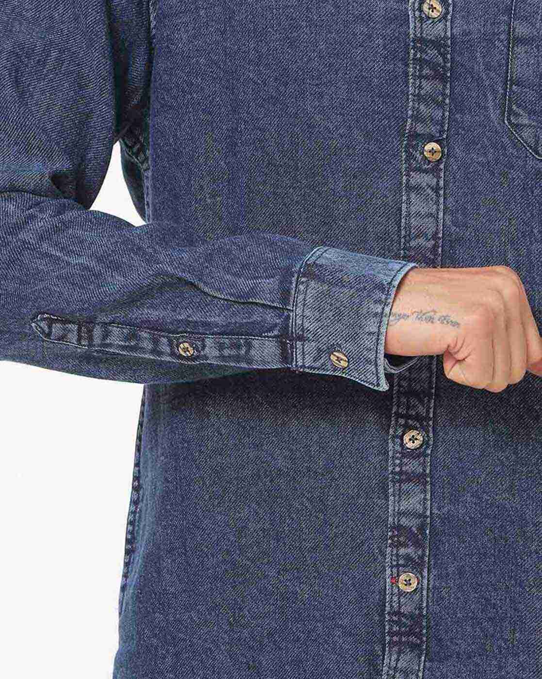 JOHN PLAYERS JEANS | Slim Fit Shirt with Patch Pocket|3
