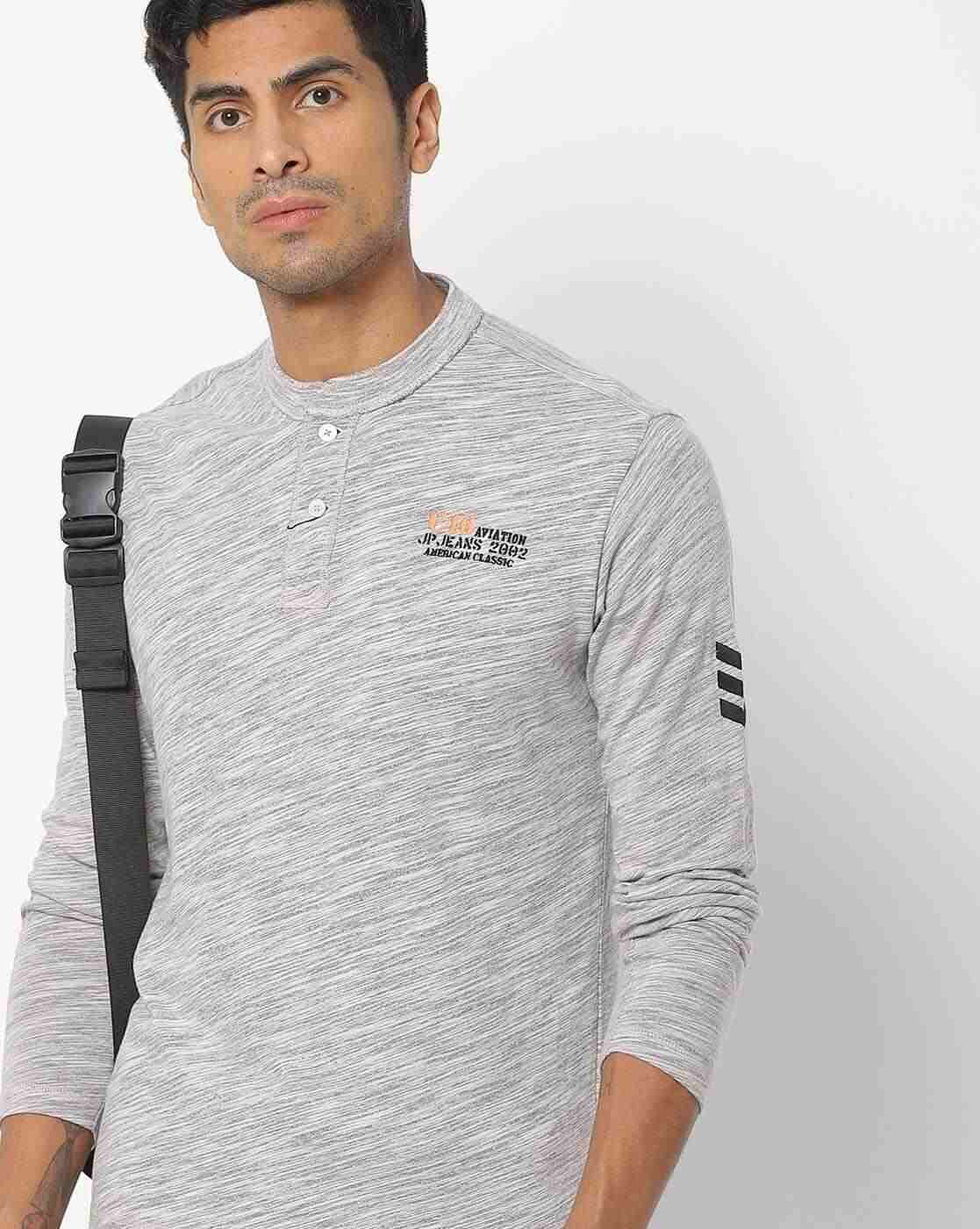 Heathered Slim Fit Henley T-shirt