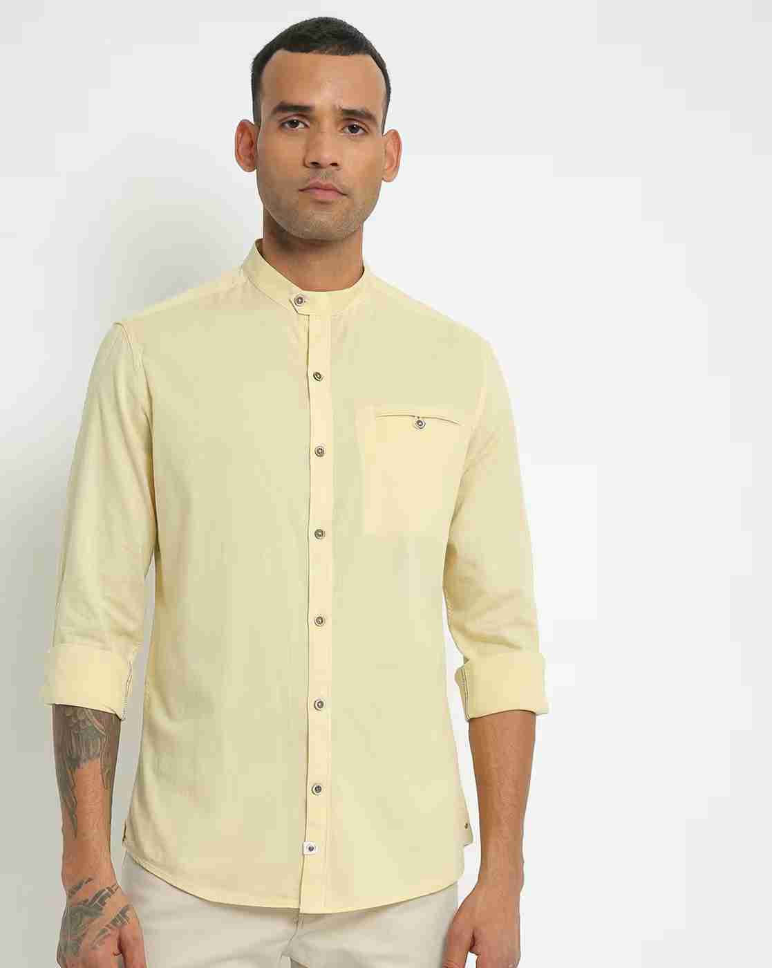 JOHN PLAYERS JEANS | Men Extra Slim Fit Shirt with Welt Pocket|0