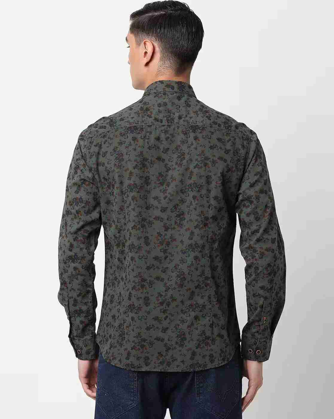 JOHN PLAYERS JEANS | Extra Slim Fit Floral Print Shirt|1