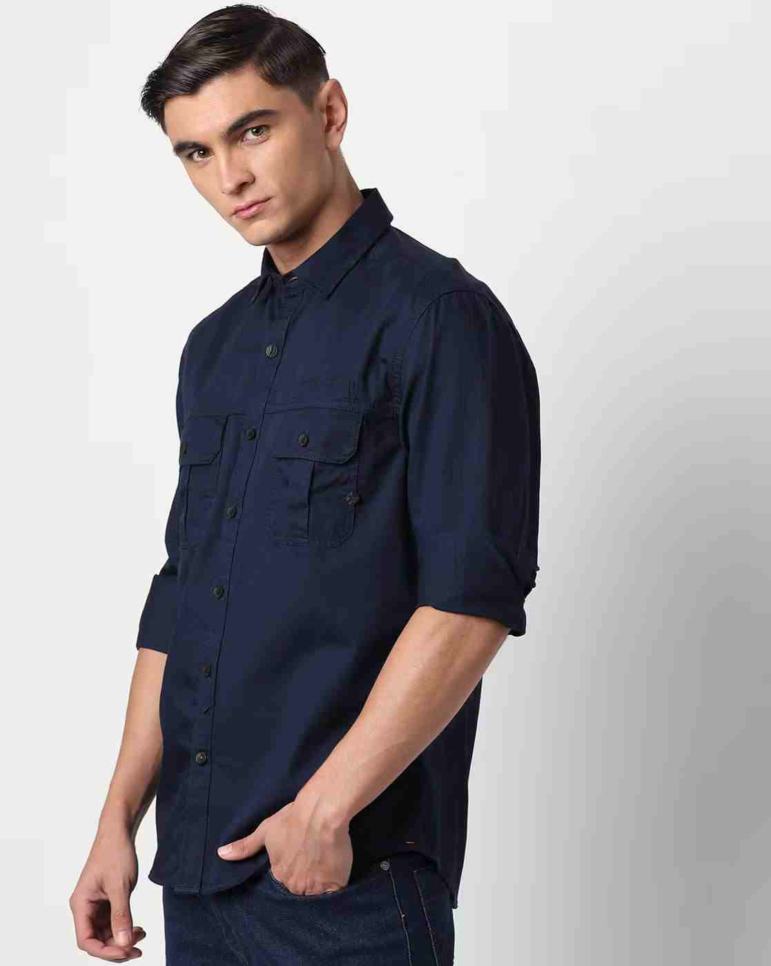Extra Slim Fit Shirt with Flap Pockets