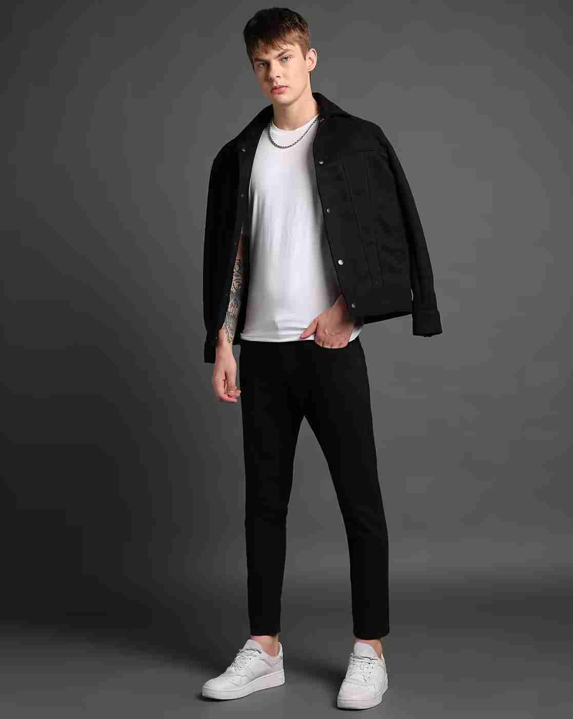 Men Mid-Rise Cropped Fit Jeans
