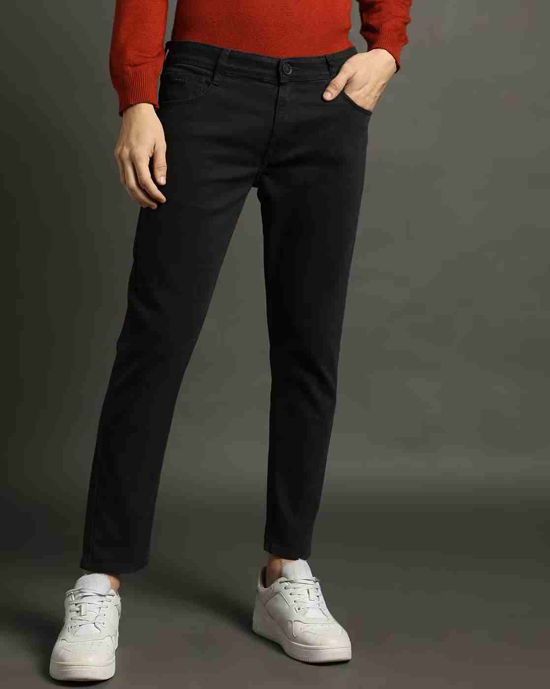 JOHN PLAYERS JEANS | Men Mid-Rise Cropped Fit Jeans|1