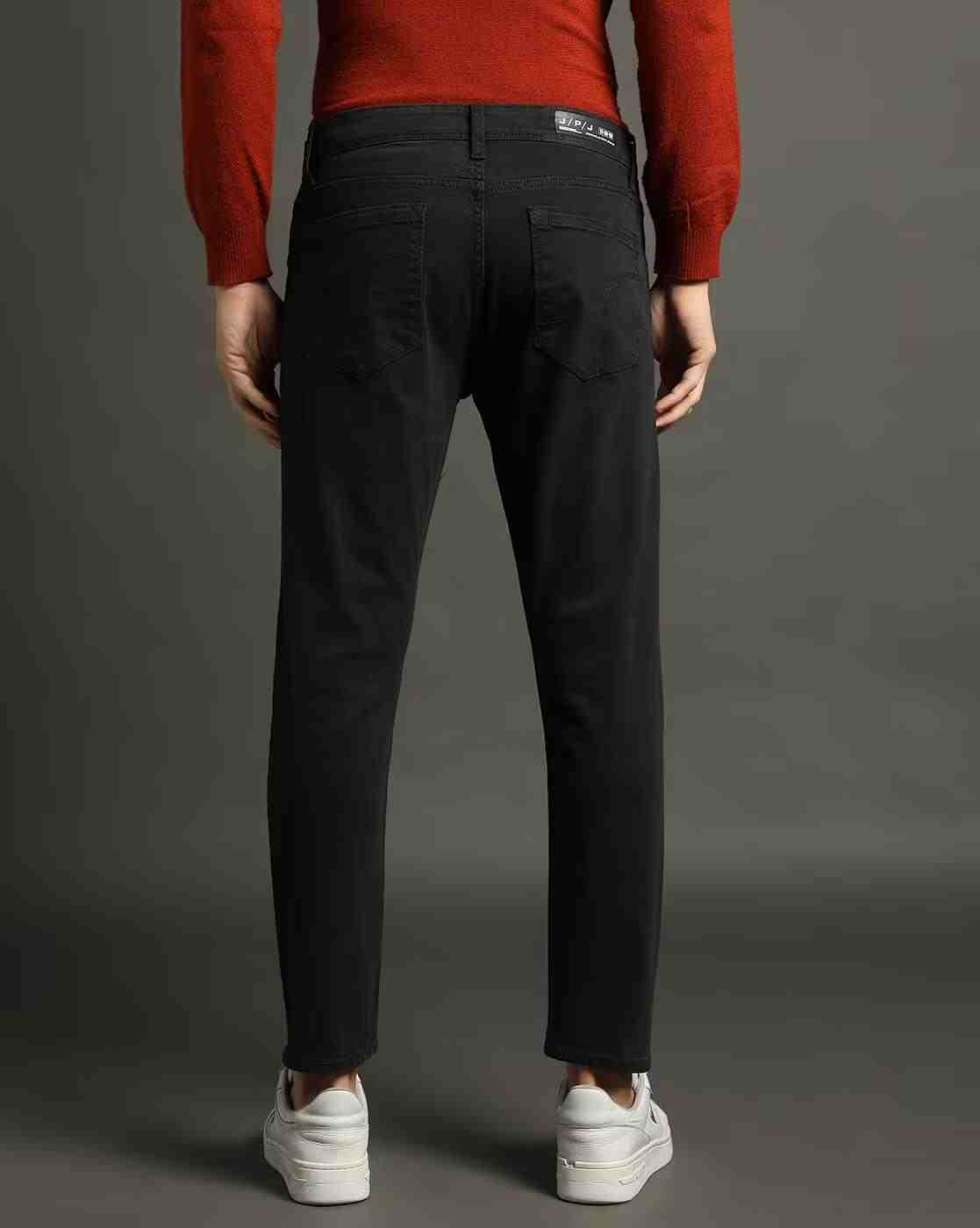 JOHN PLAYERS JEANS | Men Mid-Rise Cropped Fit Jeans|3