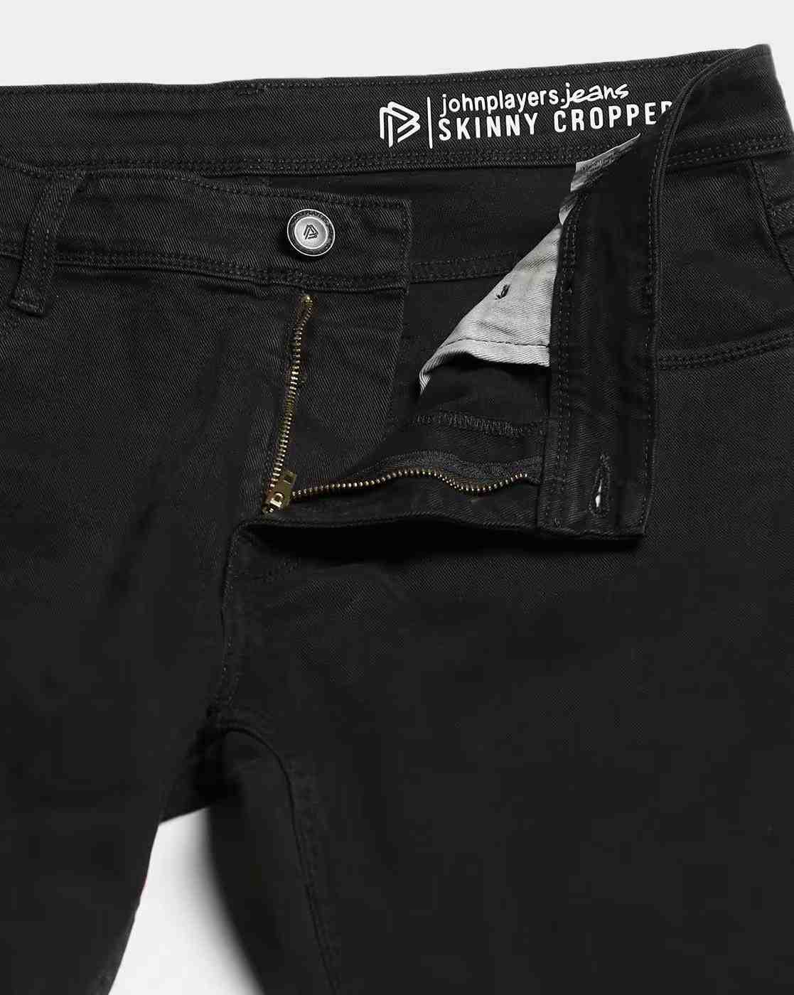 JOHN PLAYERS JEANS | Men Mid-Rise Cropped Fit Jeans|5