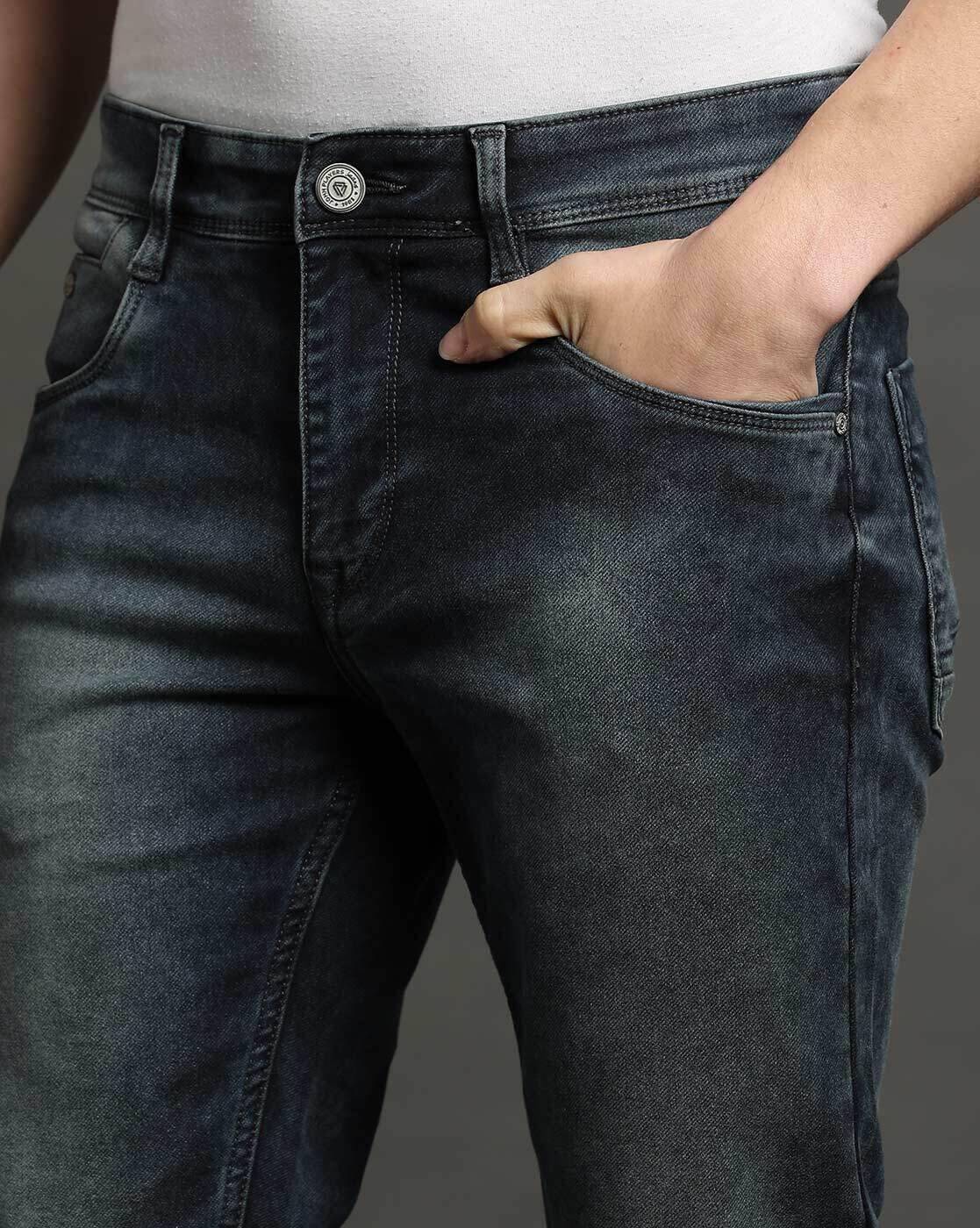 JOHN PLAYERS JEANS | Men Acid-Wash Skinny Fit Jeans|4