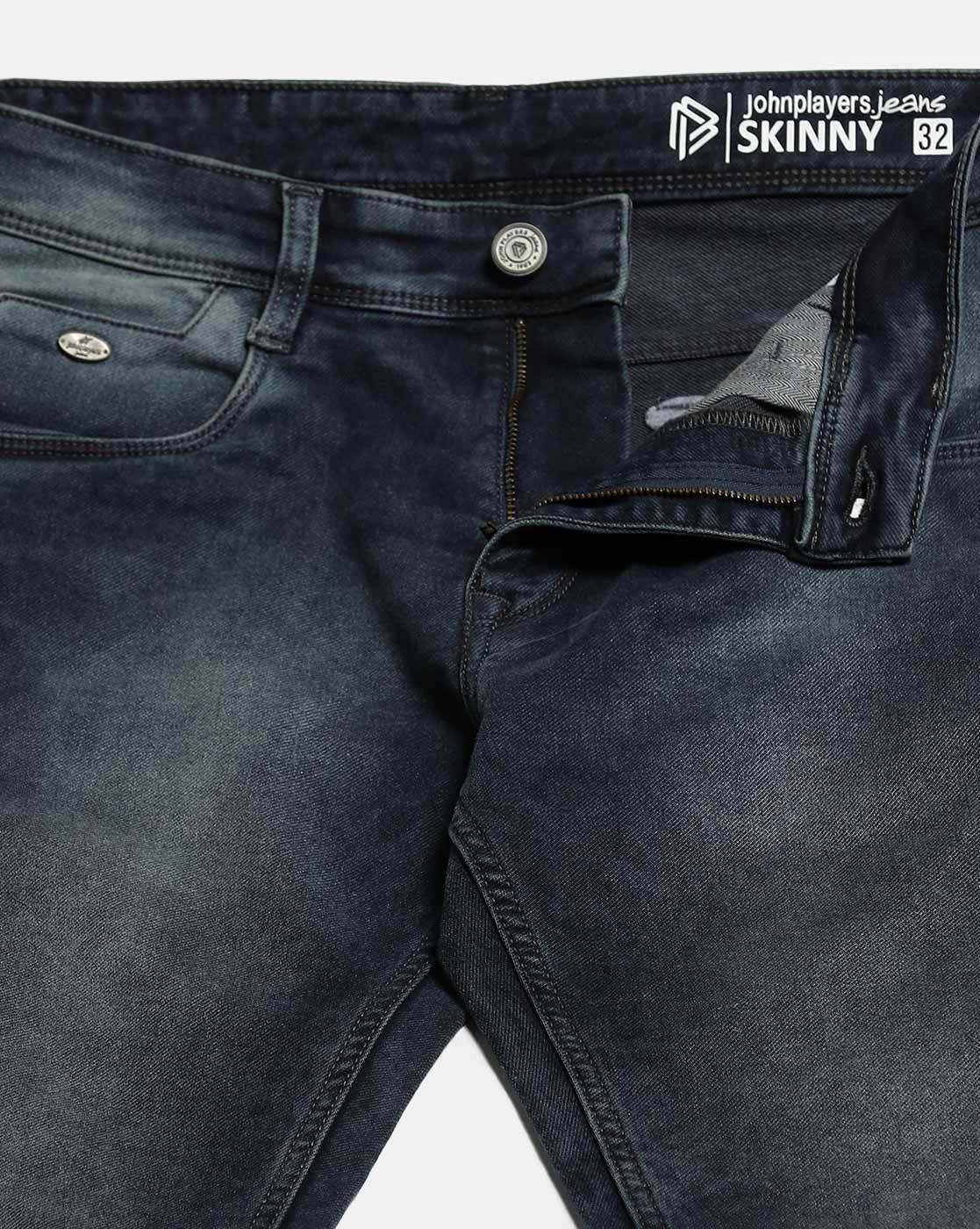 JOHN PLAYERS JEANS | Men Acid-Wash Skinny Fit Jeans|5