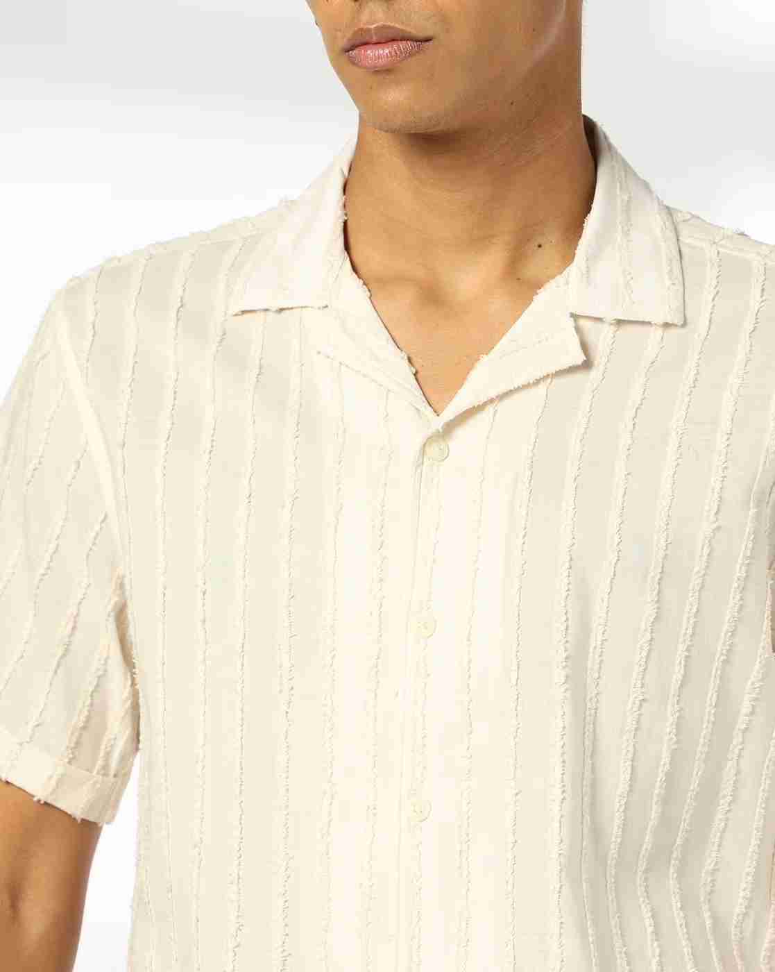 JOHN PLAYERS JEANS | Men Striped Relaxed Fit Cotton Shirt|3