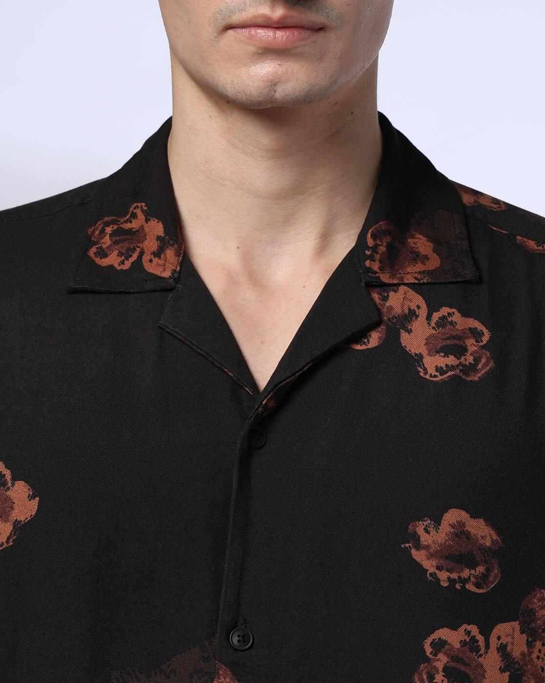JOHN PLAYERS JEANS | Men Floral Print Relaxed Fit Shirt|3