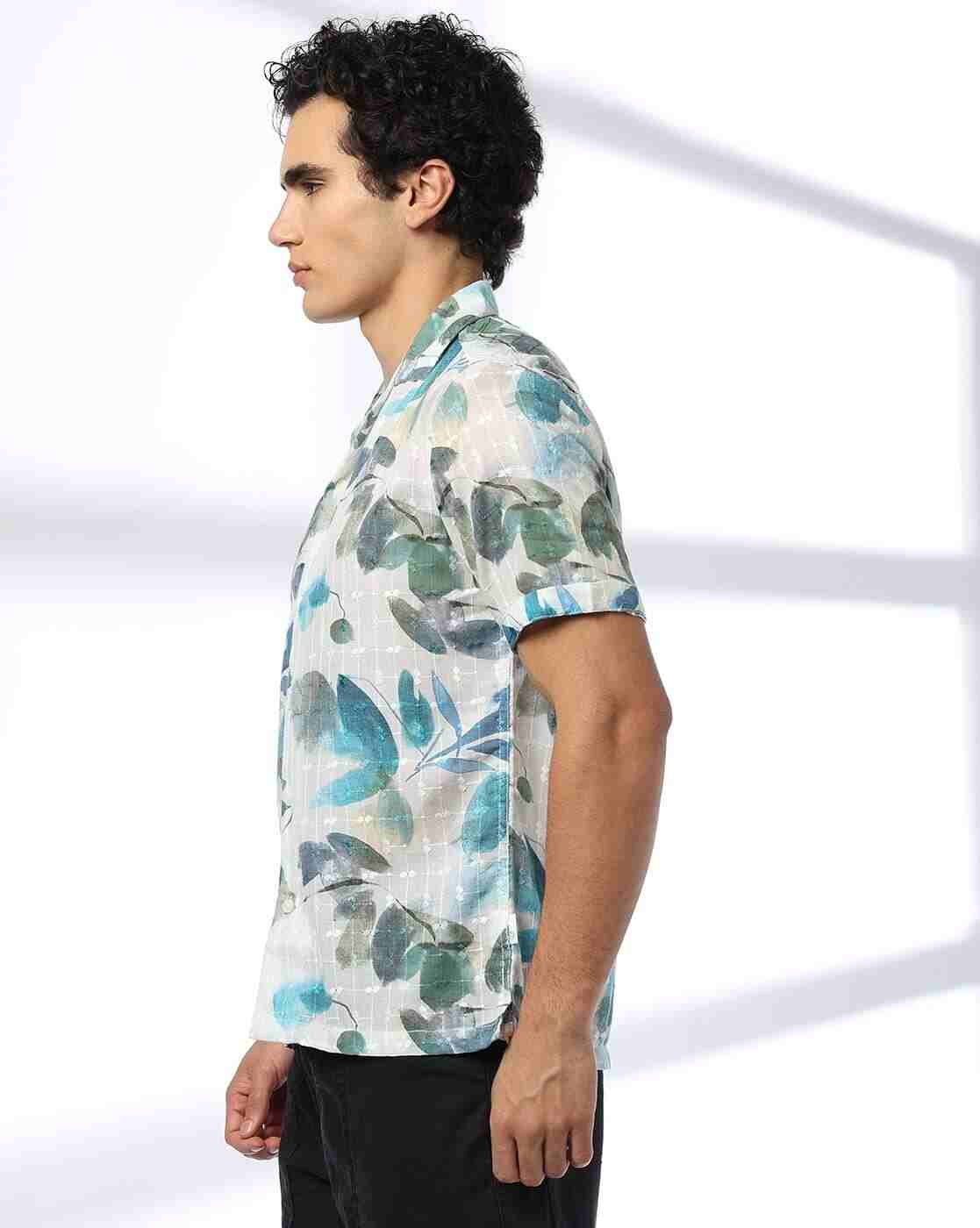 JOHN PLAYERS JEANS | Men Printed Relaxed Fit Shirt|1