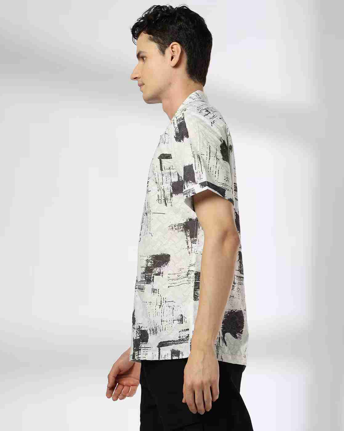 JOHN PLAYERS JEANS | Men Printed Relaxed Fit Shirt|1