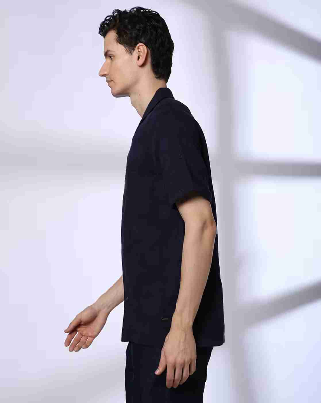 JOHN PLAYERS JEANS | Men Relaxed Fit Cotton Shirt|1