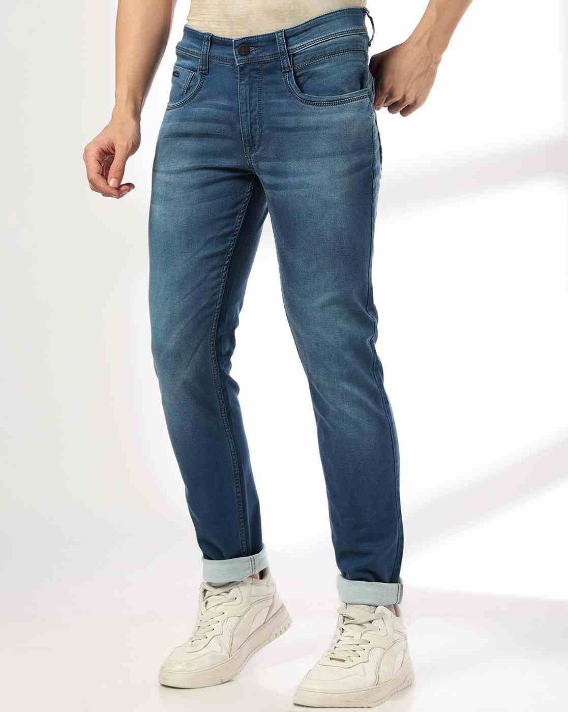 JOHN PLAYERS JEANS | Men Mid-Wash Skinny Fit Jeans|0