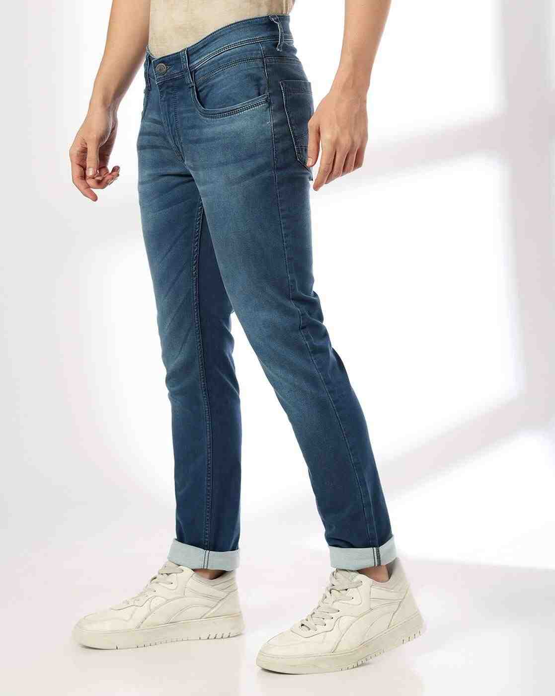 JOHN PLAYERS JEANS | Men Mid-Wash Skinny Fit Jeans|1