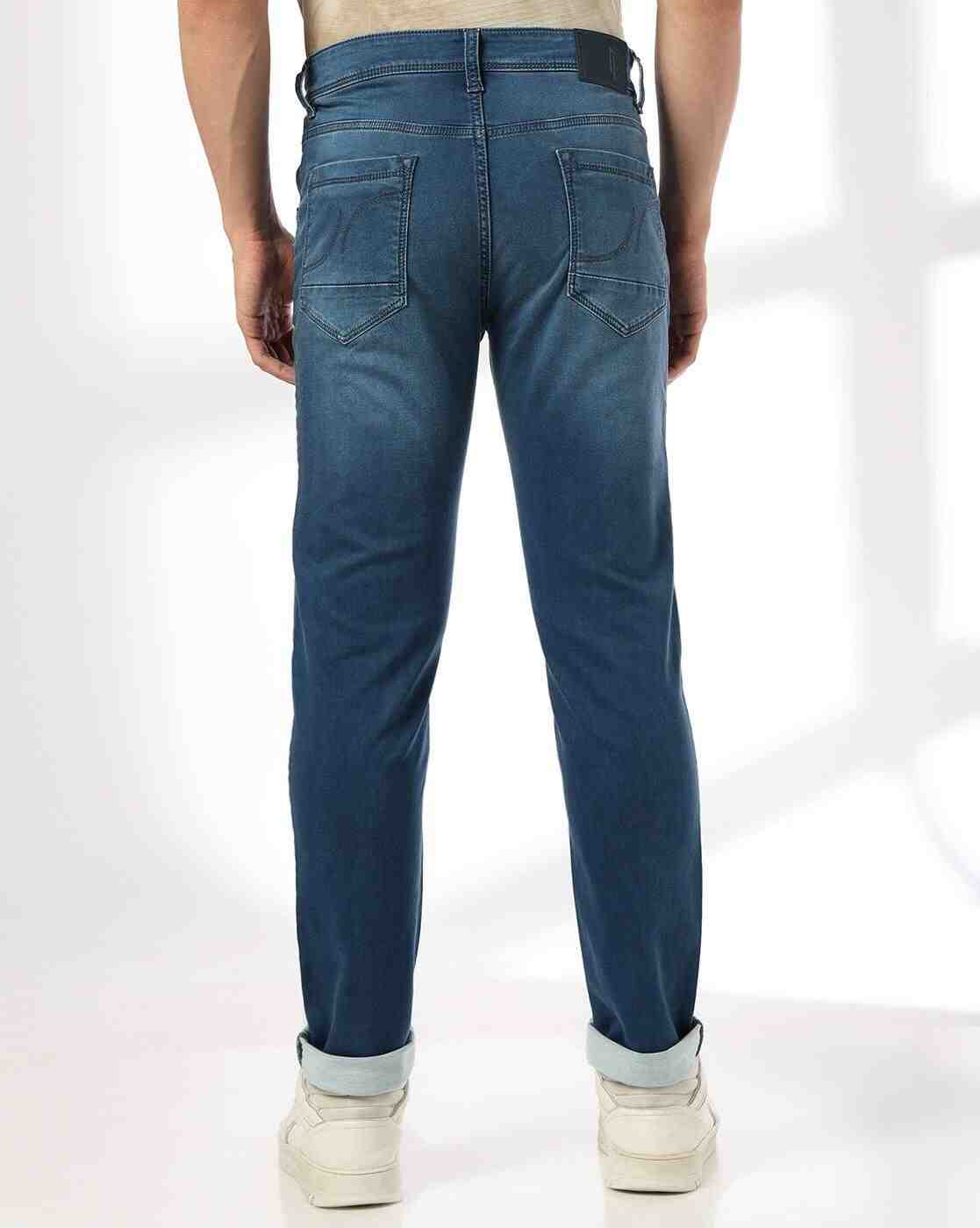 JOHN PLAYERS JEANS | Men Mid-Wash Skinny Fit Jeans|2