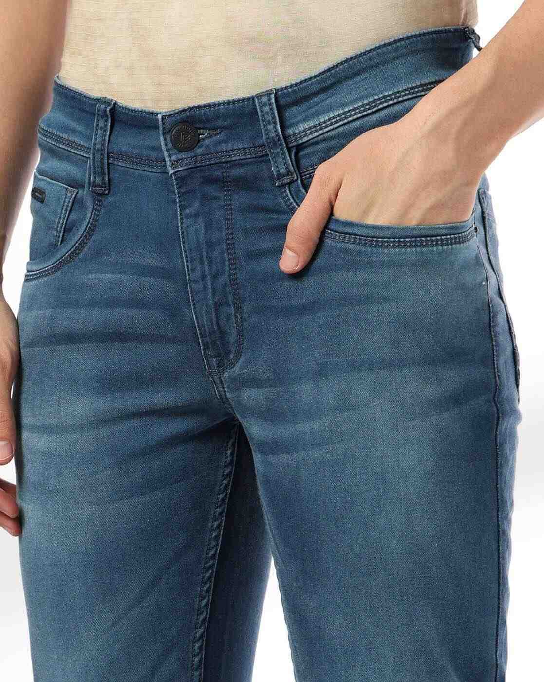 JOHN PLAYERS JEANS | Men Mid-Wash Skinny Fit Jeans|3