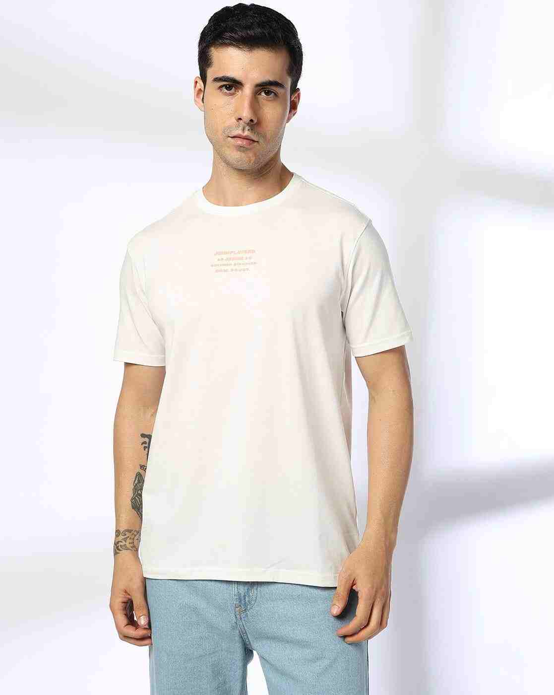 Men Slim Fit Crew-Neck T-Shirt