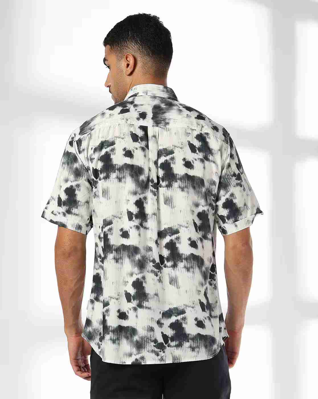 JOHN PLAYERS JEANS | Men Relaxed Fit Printed Casual Shirt|2