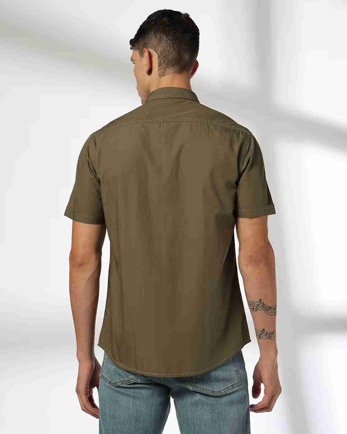 JOHN PLAYERS JEANS | Men Slim Fit Shirt|2